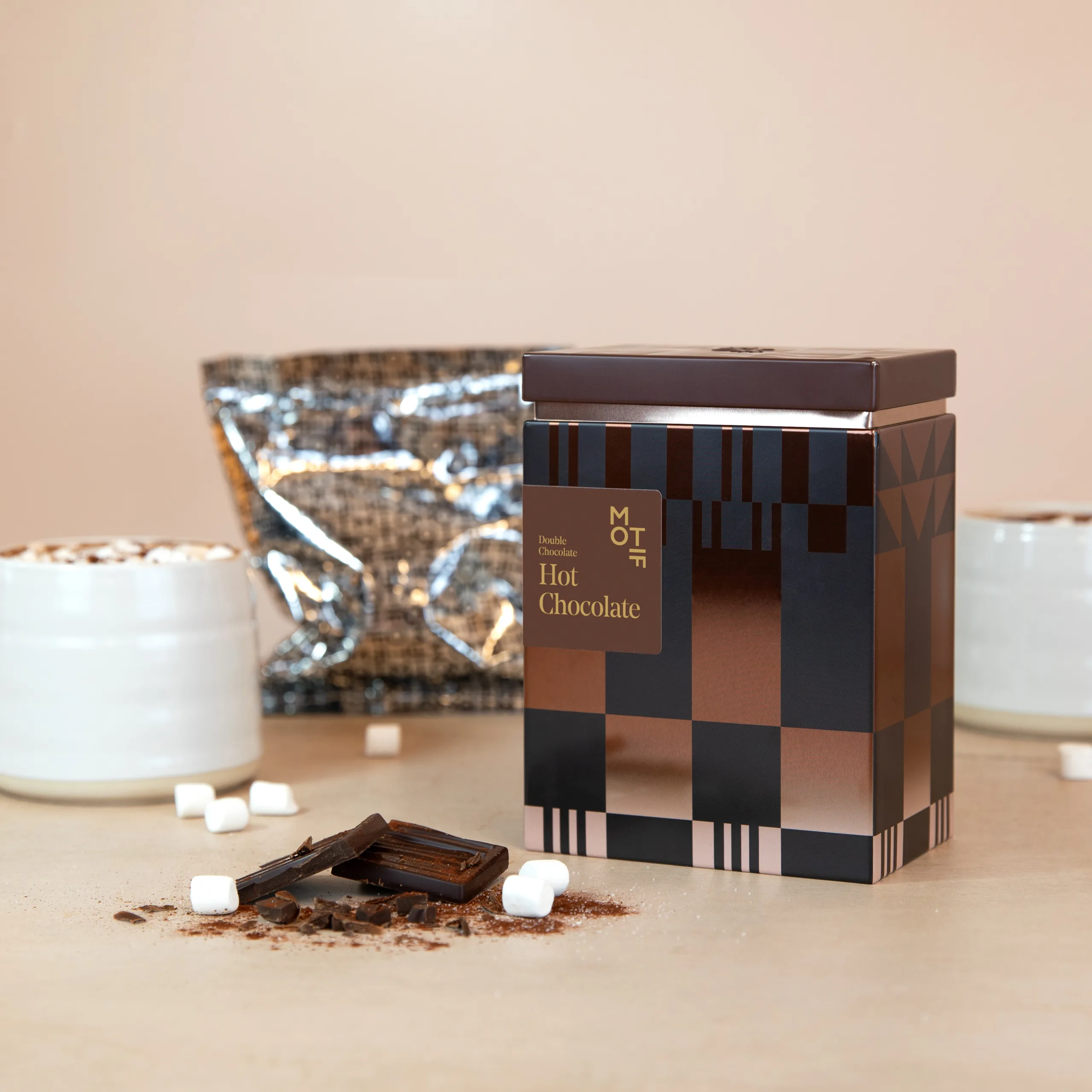 Motif Double Chocolate Hot Chocolate Tin
