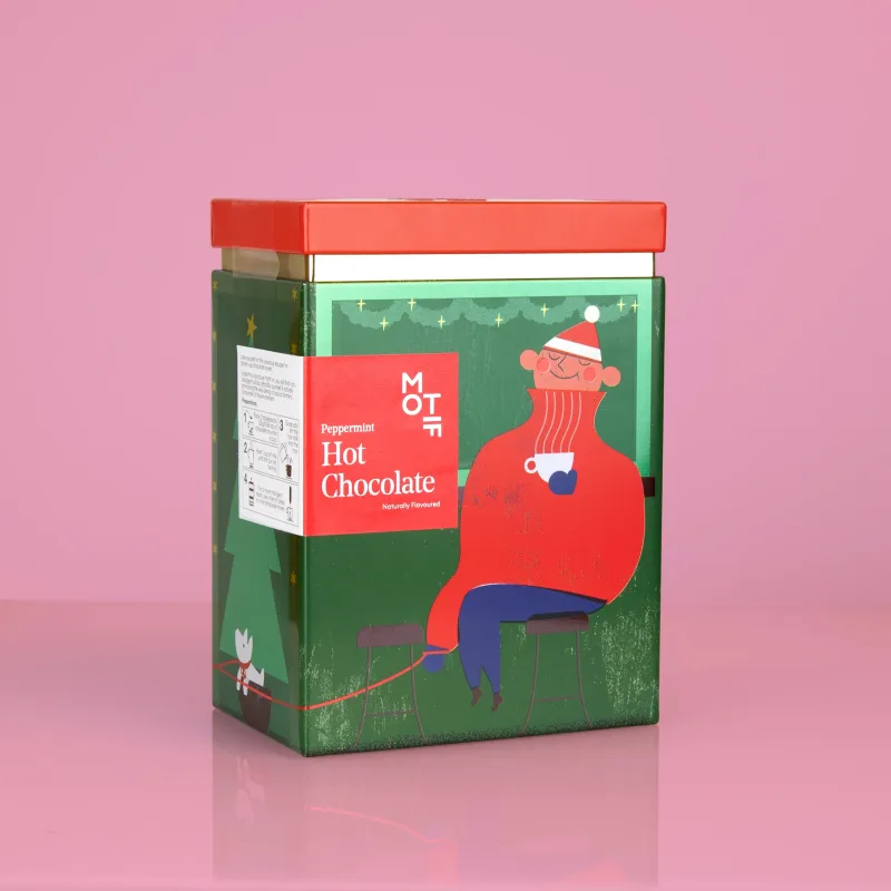Motif Peppermint Hot Chocolate Tin Motif Peppermint Hot Chocolate Tin